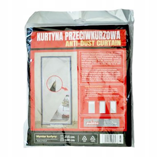Kurtyna przeciwkurzowa 210 x 100 cm