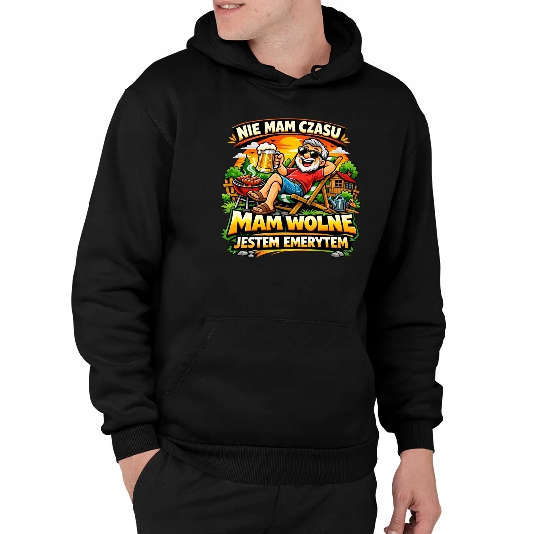 Nemám čas. Mám volno – jsem důchodcem Pánská Mikina Dárek Pro Důchodce