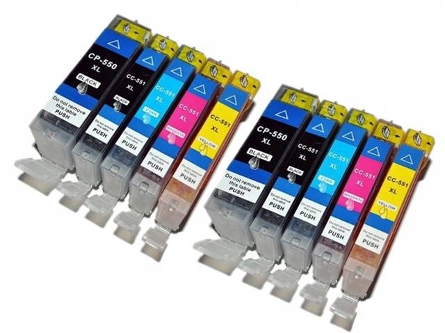 

10 Tusz do Canon PGI550 CLI551 MG5650 IP7250 MX925
