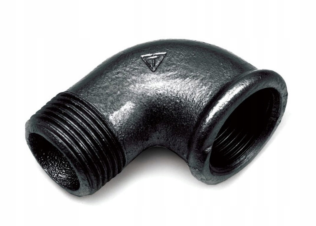 Kolano czarne 1/2" WZ