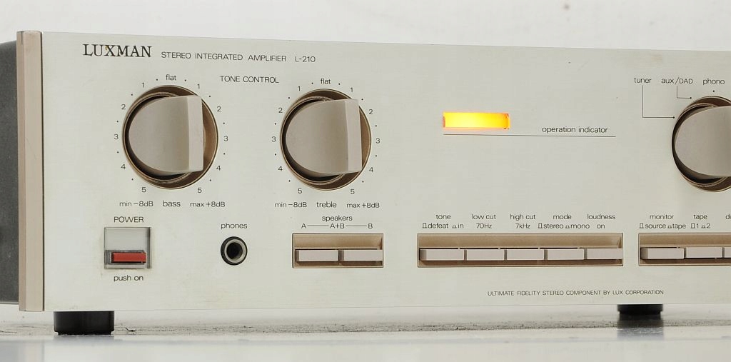 LUXMAN L-210 AUDIOFILSKI WZMACNIACZ STEREO ! Kod producenta 123