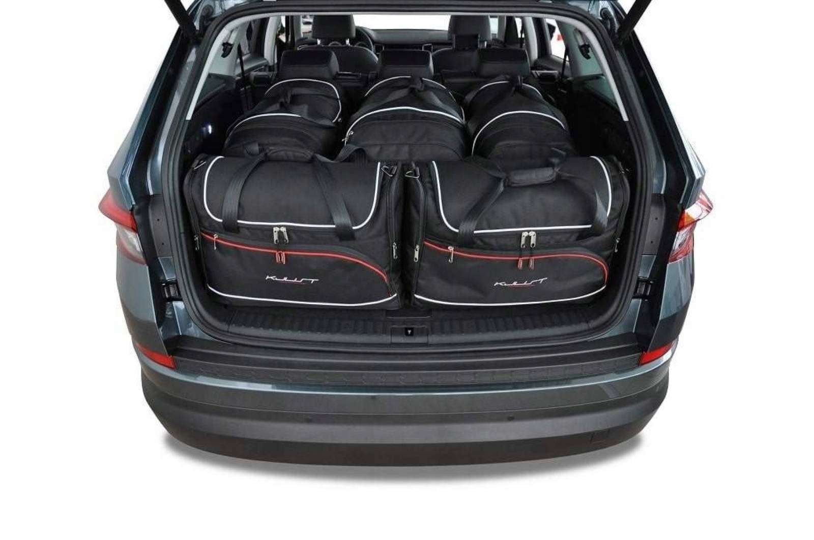 J&j Automotive Sada 5ks cestovných tašiek Aero pre Skoda Kodiaq 2016+