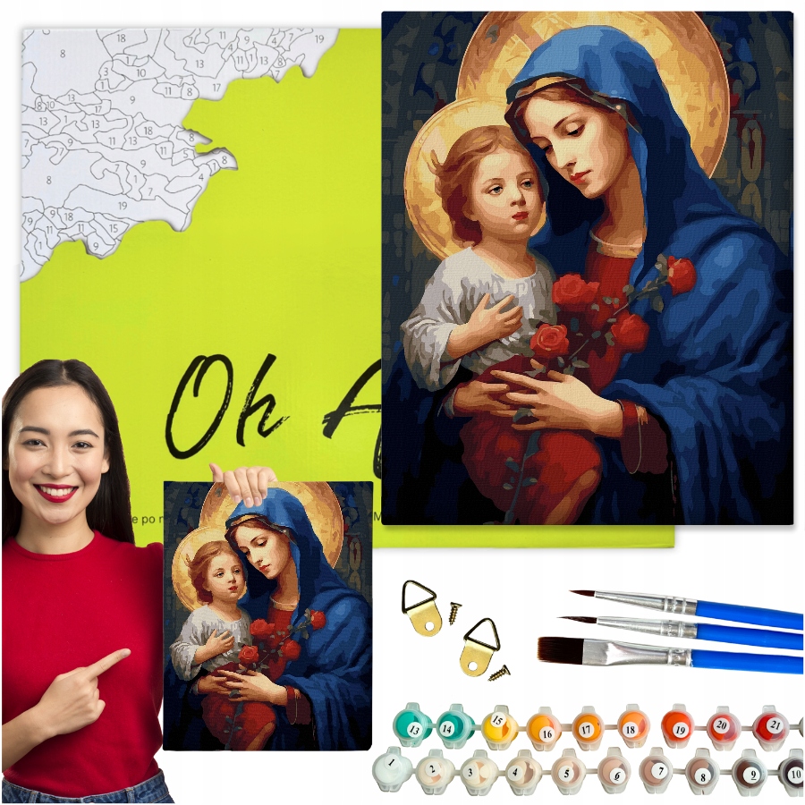 Obrázky pro malování podle čísel s Rámem Malování podle čísel se zlatou barvou