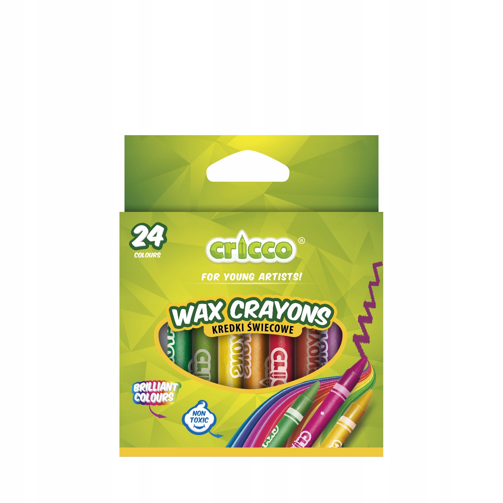 

Kredki Cricco świecowe komplet 24