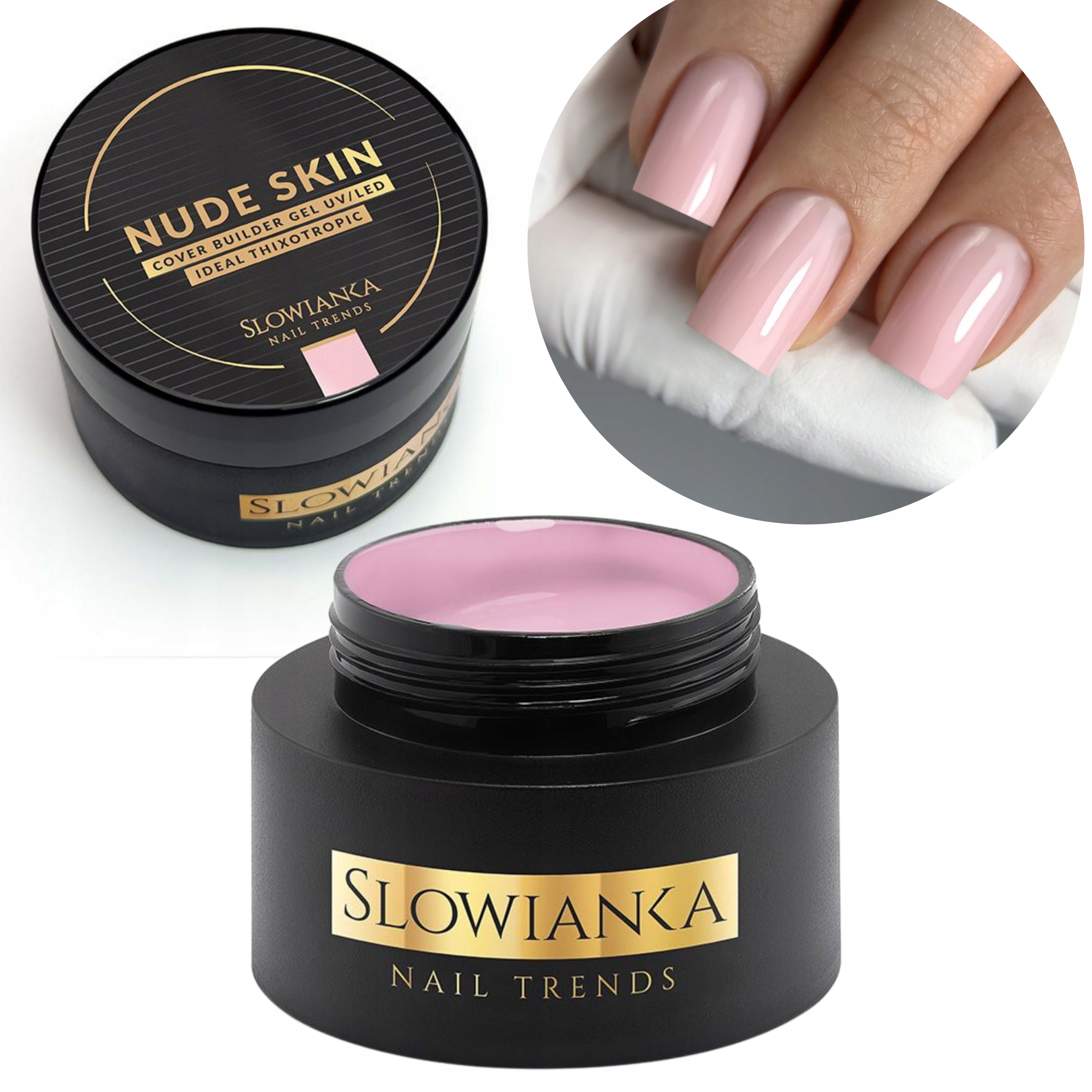 Slowianka Stavební Gel Ideal Tixotropic Nude Skin 50 g Přírodní odstín