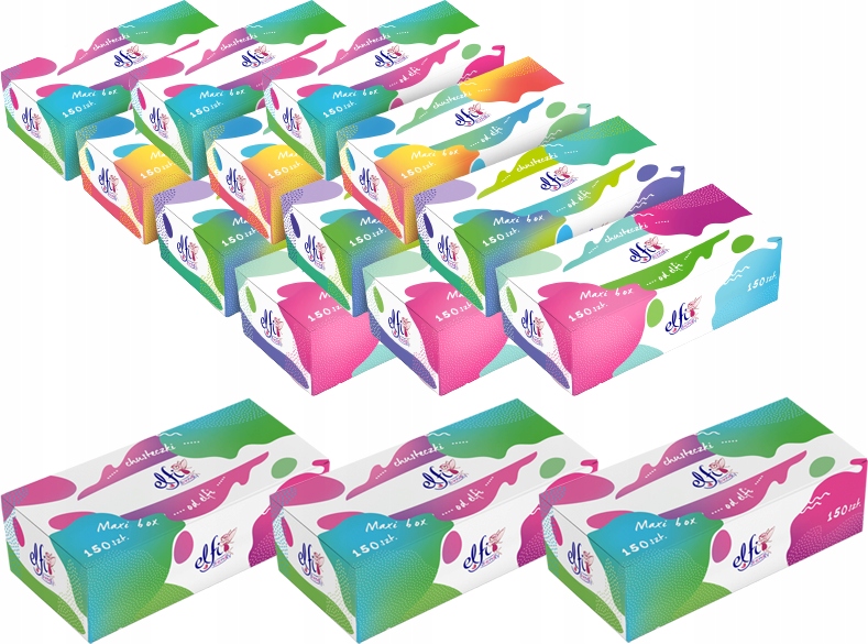 

Chusteczki higieniczne Elfi Friendly 2W 150szt.x15