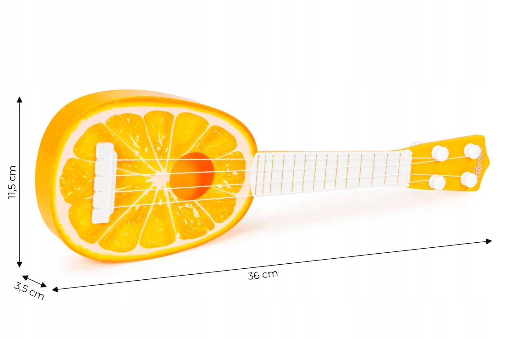 Ukulele gitara dla dzieci cztery struny pomarańcz Kod producenta MJ030 ORANGE