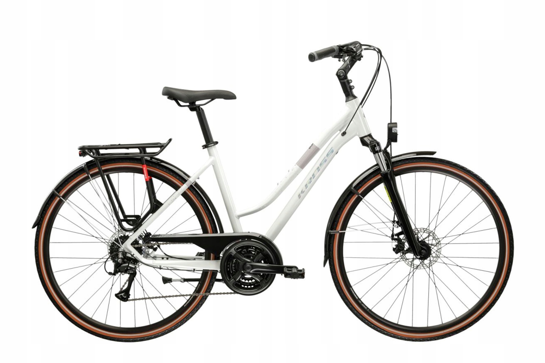 Rower trekkingowy Kross Trans 3.0 Ult.ra Biały Holo 28" DL/19"