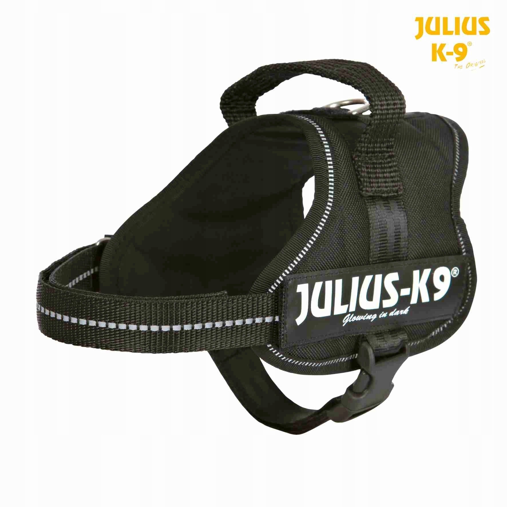 

Szelki Julius-K9 , Mini-Mini/S: 40–53 cm,czarne