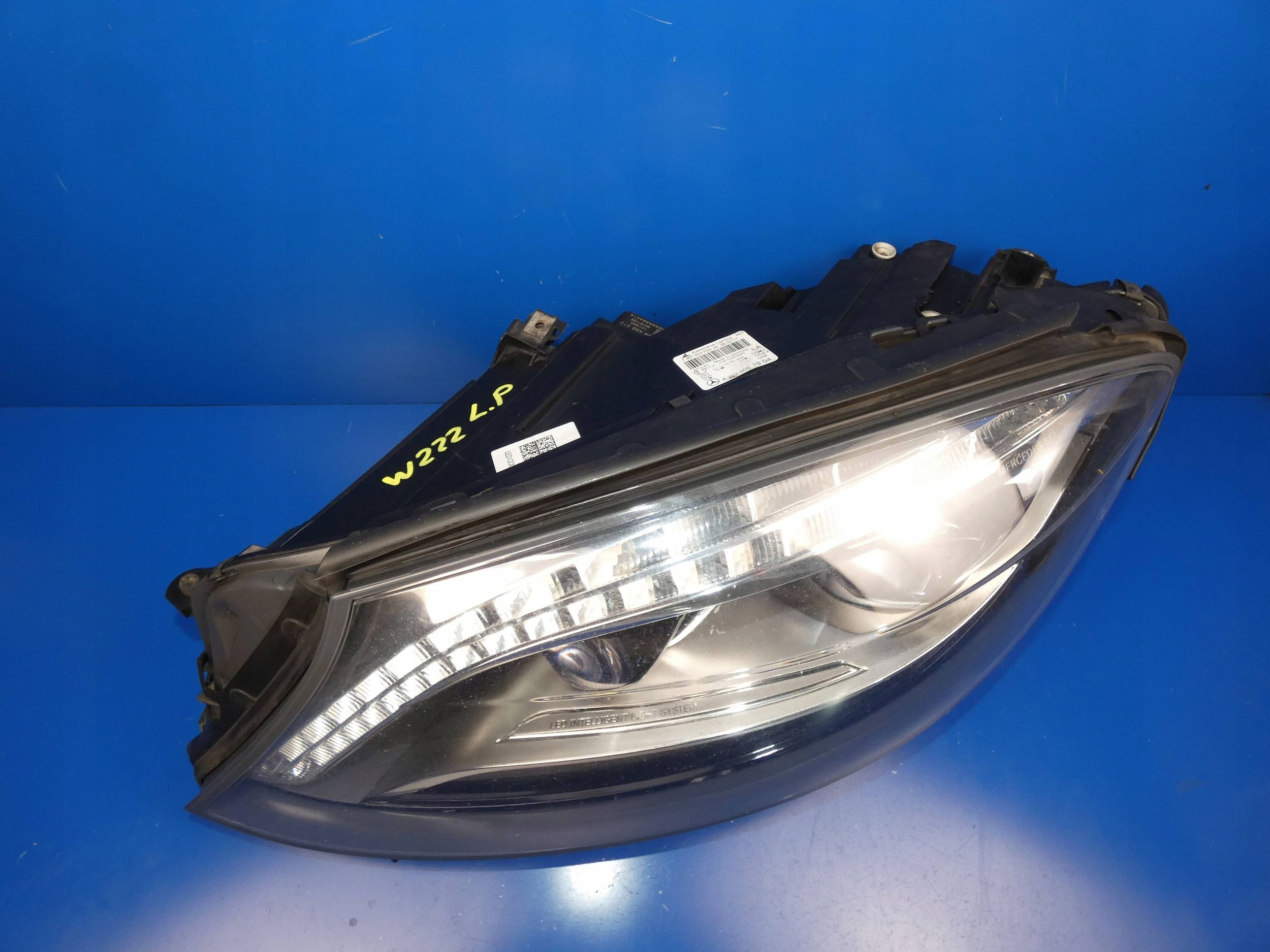 MERCEDES S KLASA W222 light LED left front - WERSJA ANGIELSKA