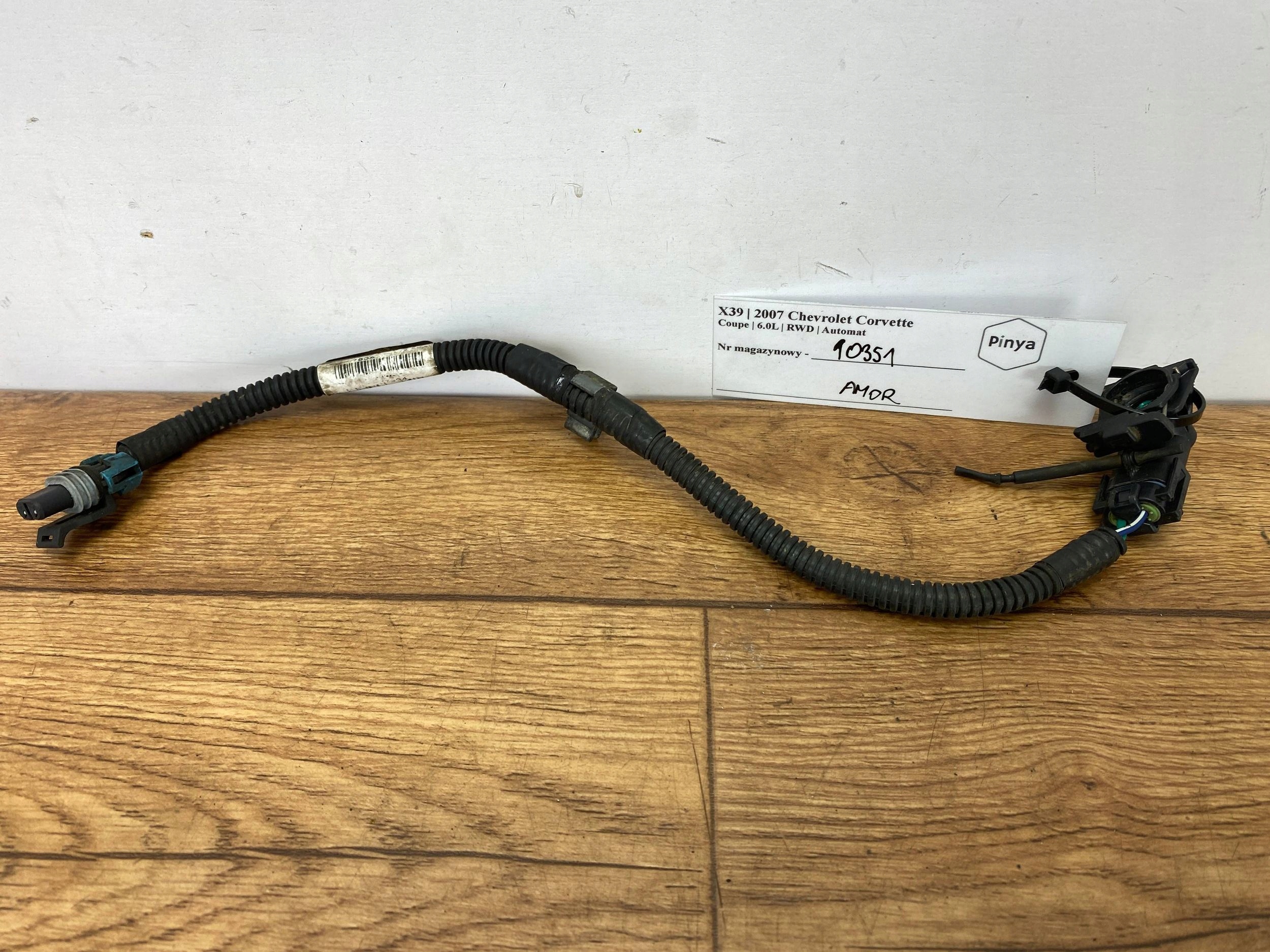 bundle electrical connecting spoiler of a shock absorber Chevrolet Corvette C6 2005+