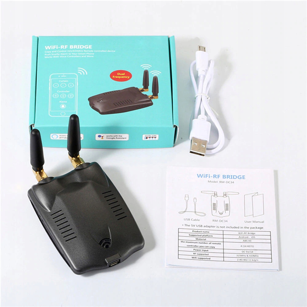 Sonoff RF Bridge LR Większy zasięg RF 433/315 MHz Seria SE