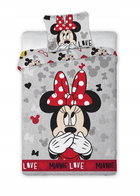 

Pościel bawełniana 160x200 Myszka Minnie Mickey