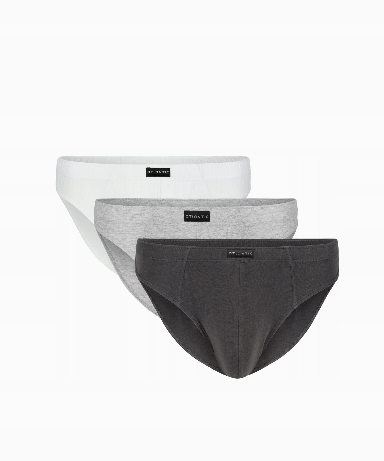 

3-PACK Slipy męskie Atlantic - Basic, mix roz. XL