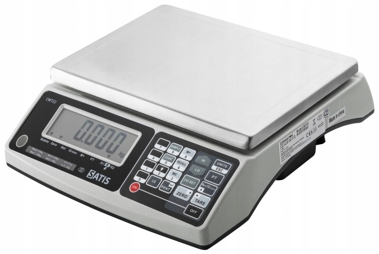 Obchodní váha s legalizací 6 kg/3 kg dvoupásmová Satis CWT2236 kgRS