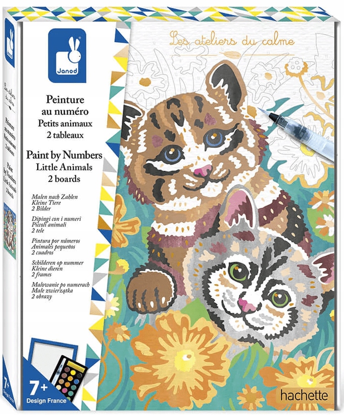 

Zestaw Malowanie po numerach Małe zwierzątka Janod