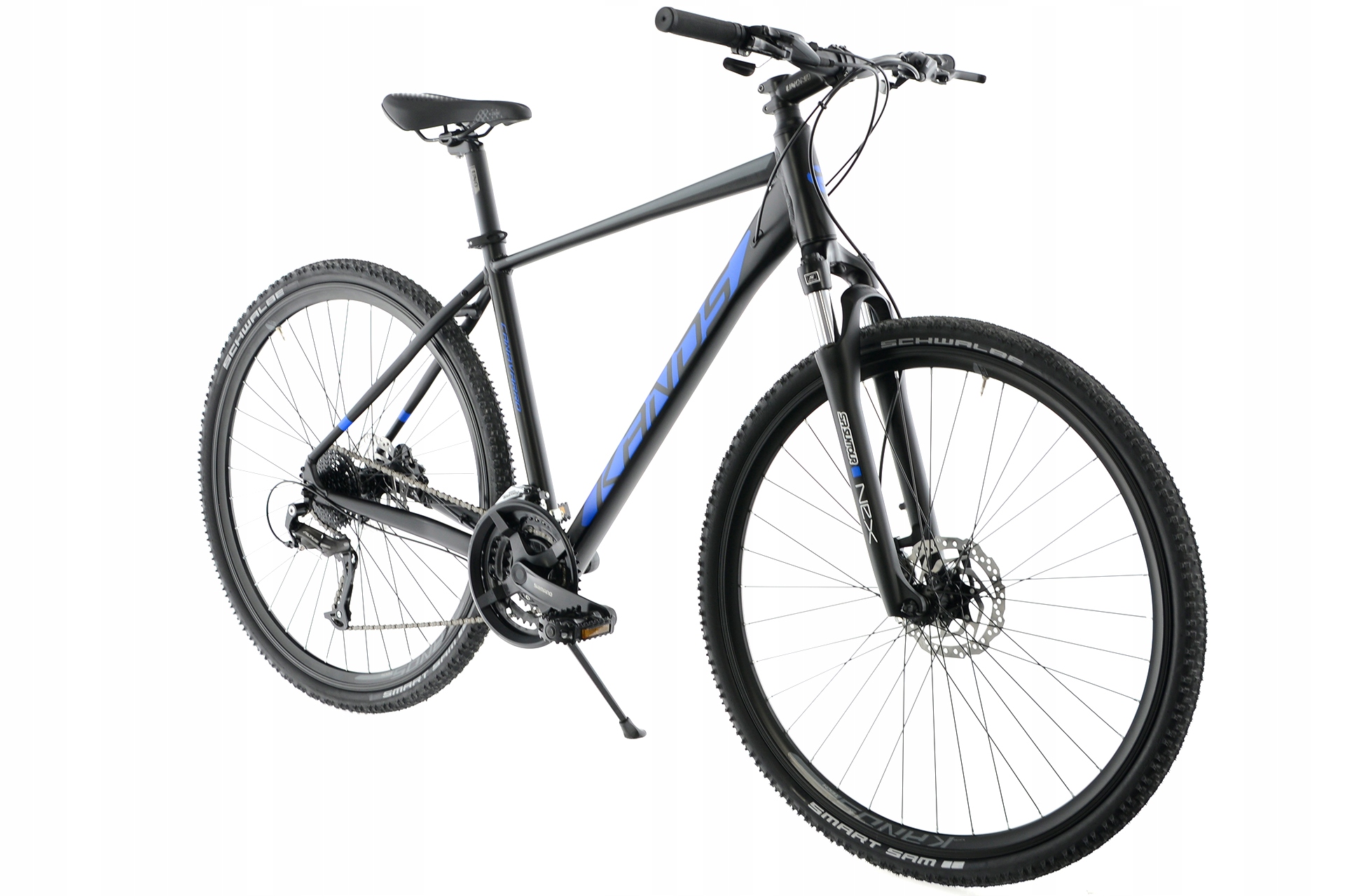 Rower crossowy 28 Kands Canavaro M19 czarno-niebieski mat 2024