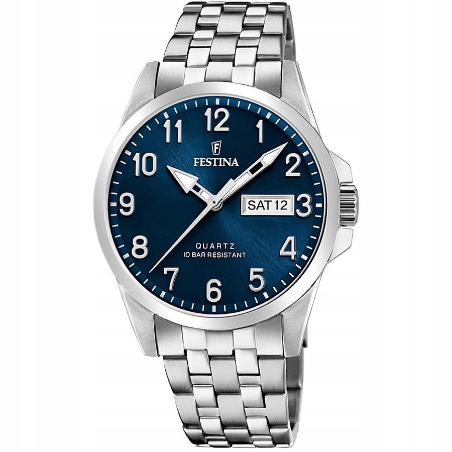 Pánské Hodinky Festina F20357-C stříbrný náramek