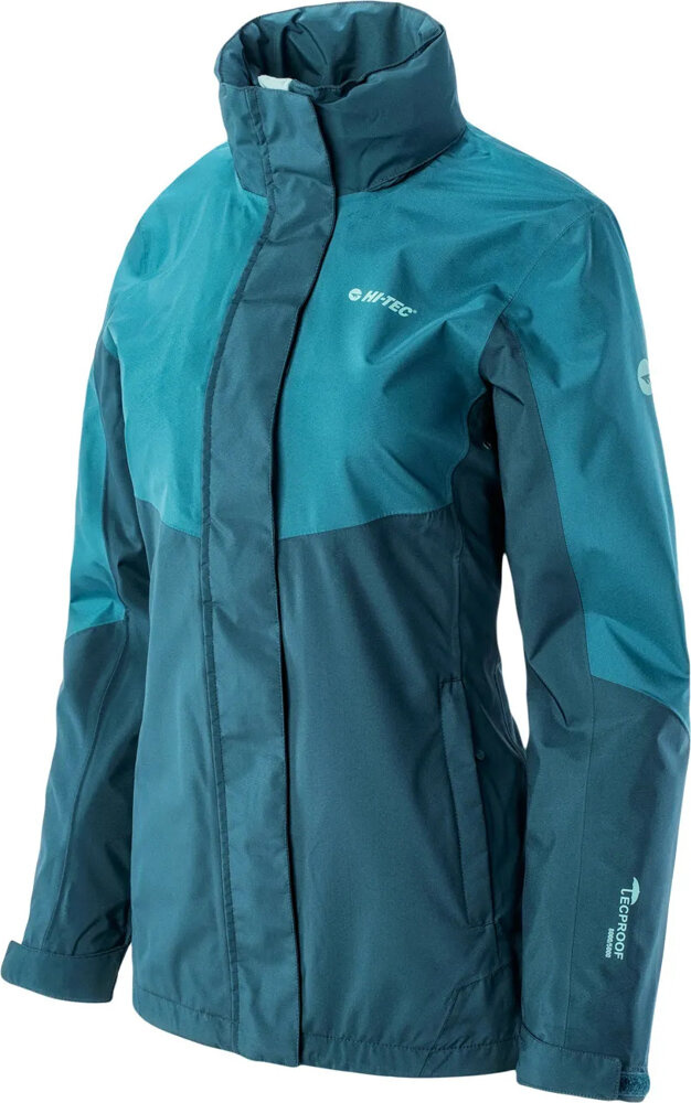 Dámská Přechodová Bunda Membrána 8000 mm Hi-tec Lady Temuco Turkusová vel. S