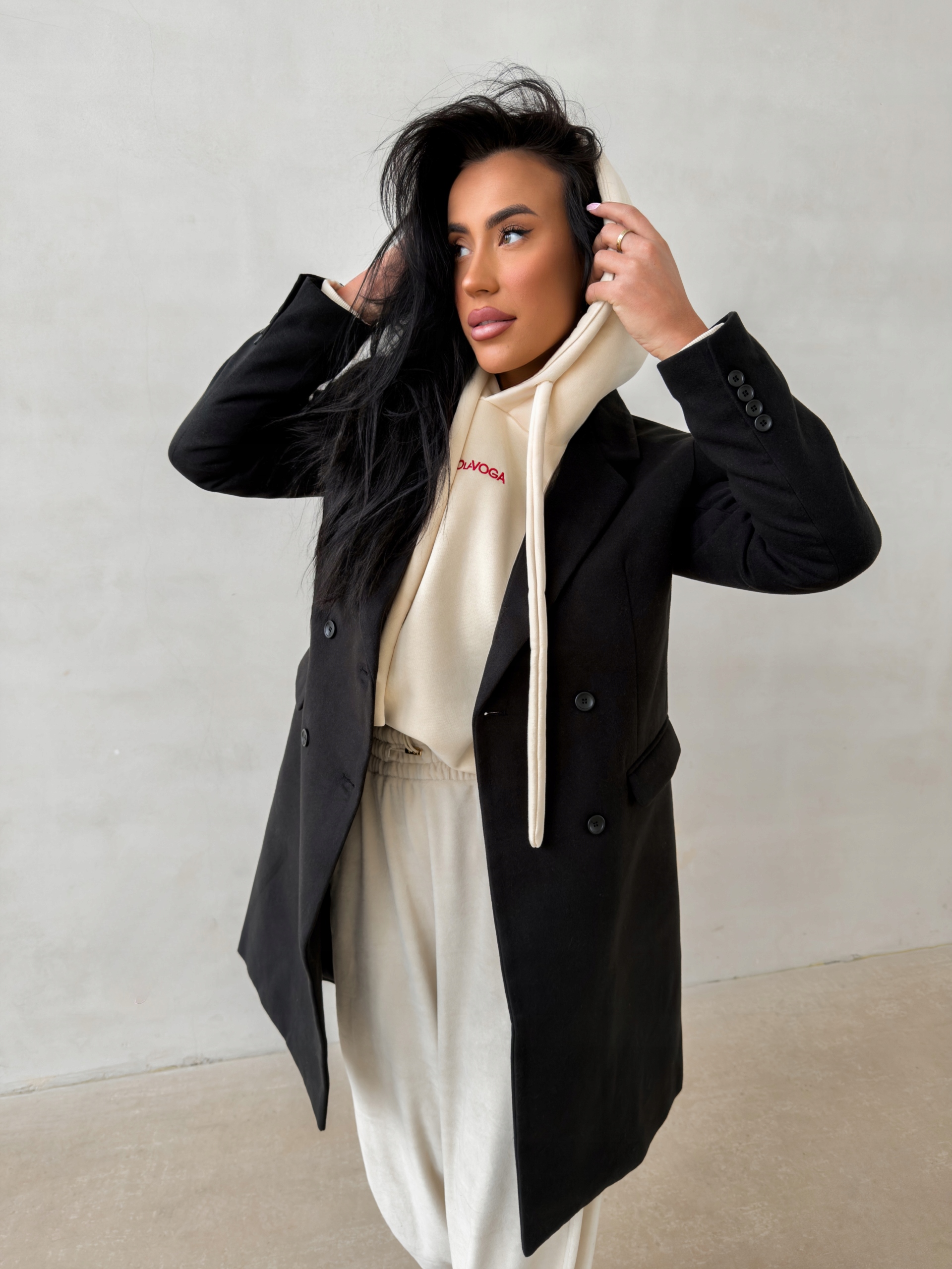 Dámský Kabát Fonaj Olavoga Černý