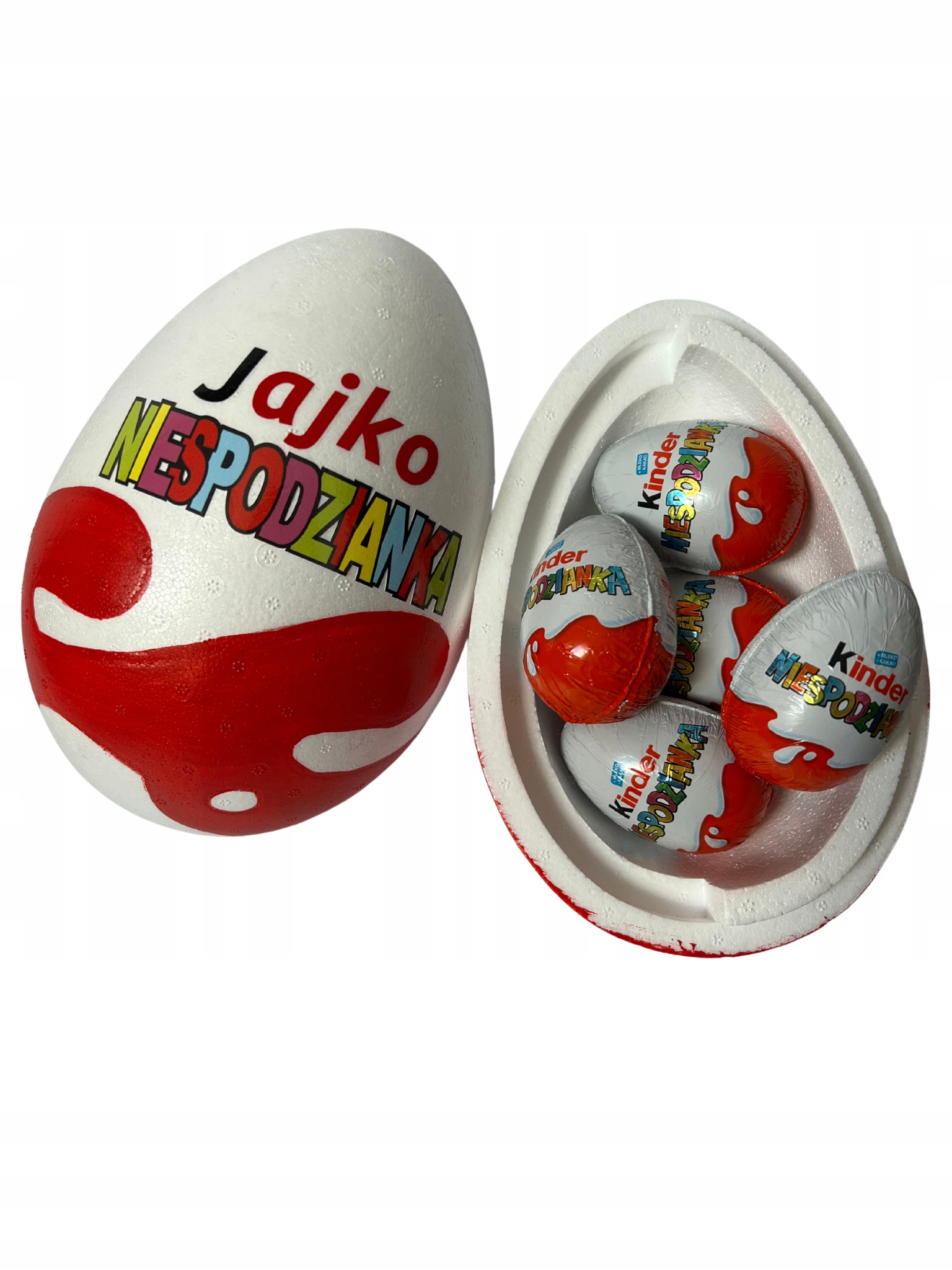 Vajíčko s překvapením XL sladkosti dárek Velikonoce