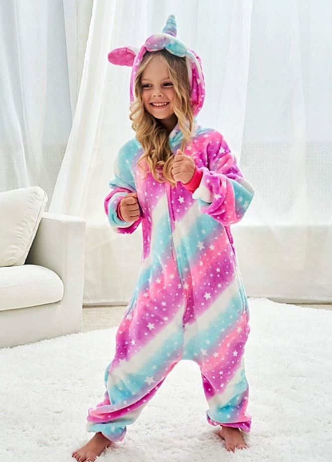 JEDNOROŻEC PIŻAMA KIGURUMI STAR GALAXY DRES KOSTIUM STRÓJ 92-98 Marka Bergens