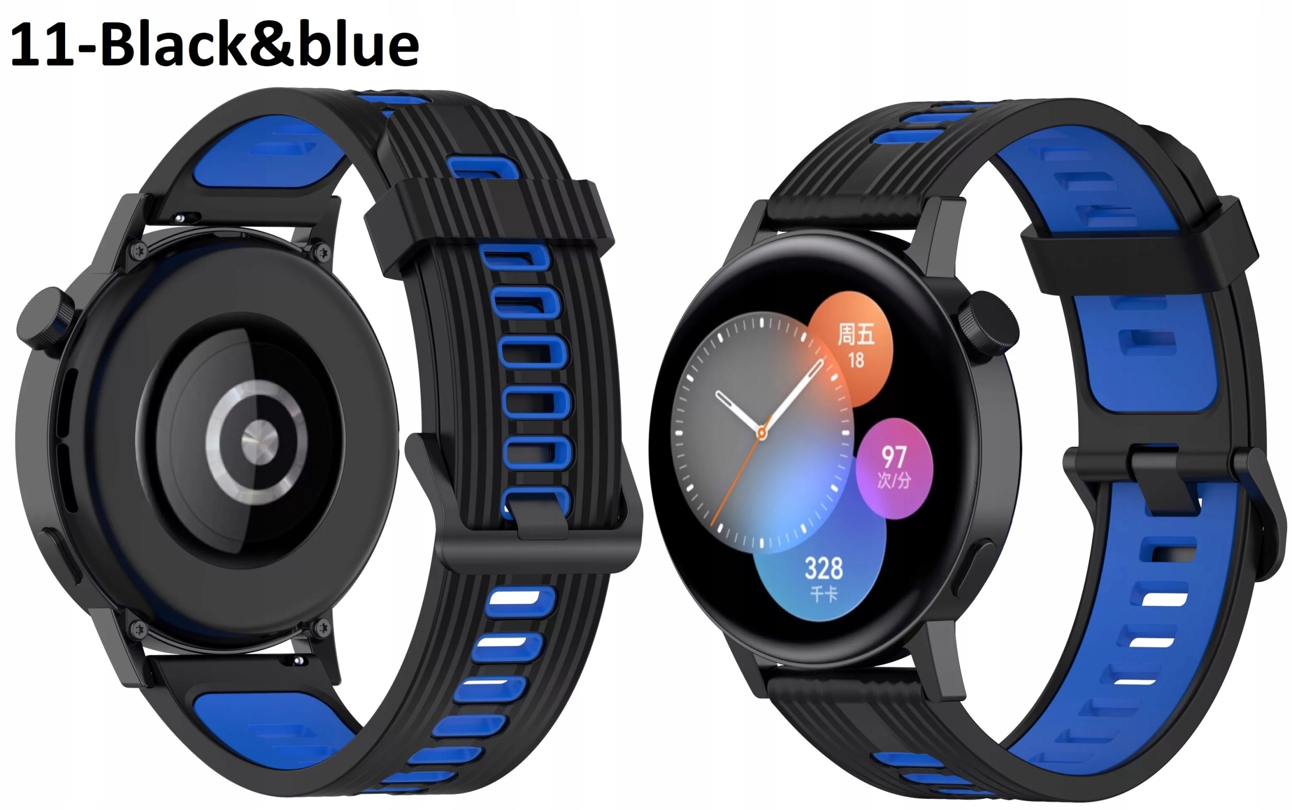 PASEK DO HUAWEI WATCH GT 2 3 PRO Ceramic 43mm/42mm Active Elegant 20mm Pasuje do modelu GT 2 3 PRO Ceramic 43mm/42mm active style GT2 GT3