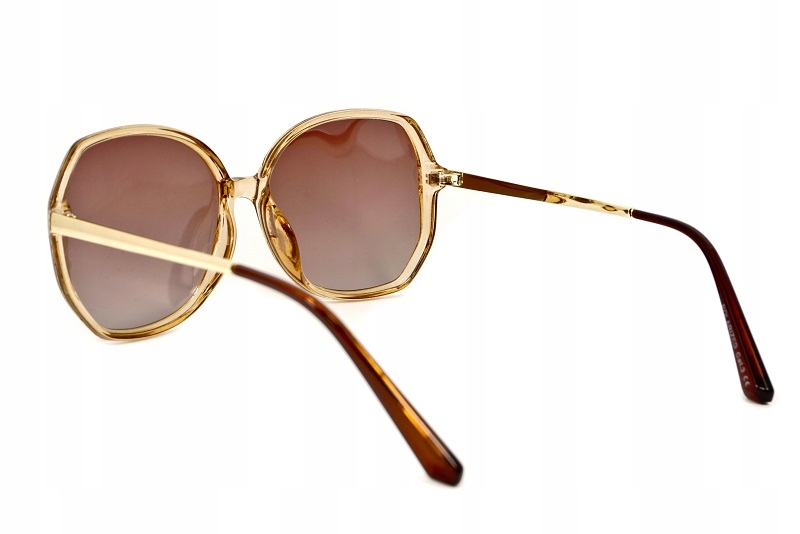 DAMSKIE OKULARY PRZECIWSŁONECZNE POLARYZACYJNE ELEGANCKIE Z FILTREM UV400 Fason kocie