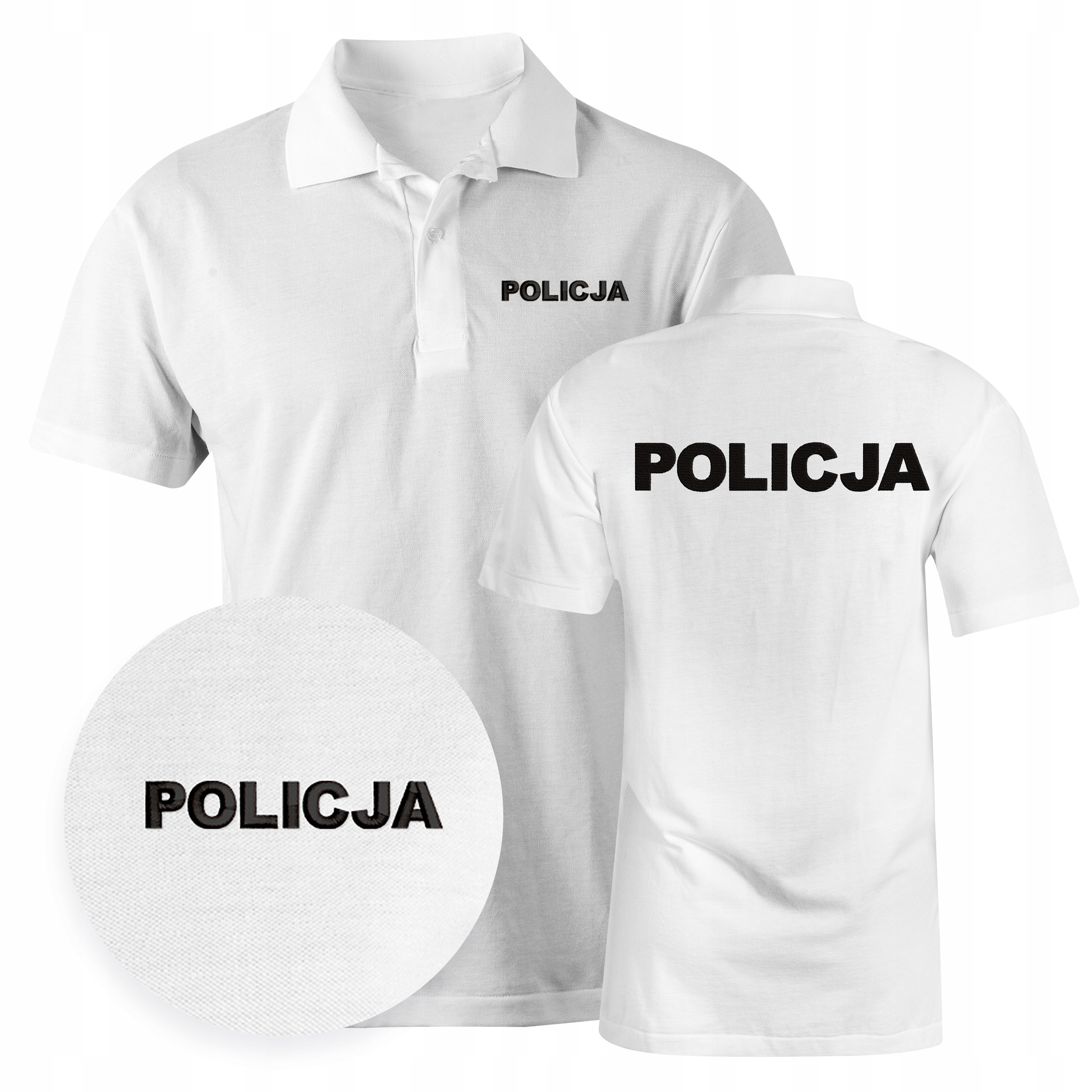 

Koszulka polo męska Policja Haft S