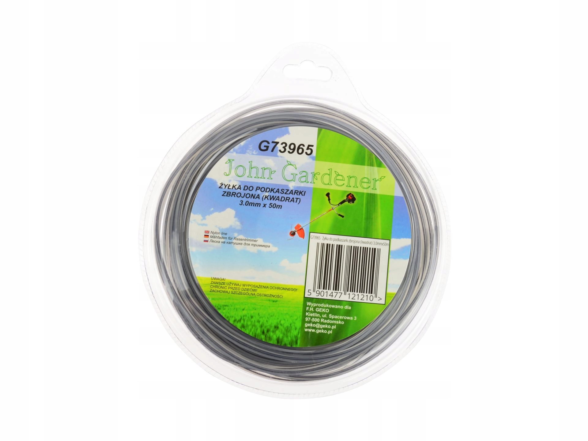 

Żyłka Do Podkaszarki Zbrojona 3.0MM X 50M Geko
