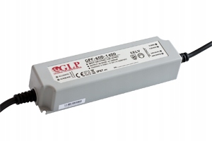 GPF-60D-1400: proudový impulsní napájecí zdroj 60 W 1400 mA/22~42 VDC, IP67, funkce