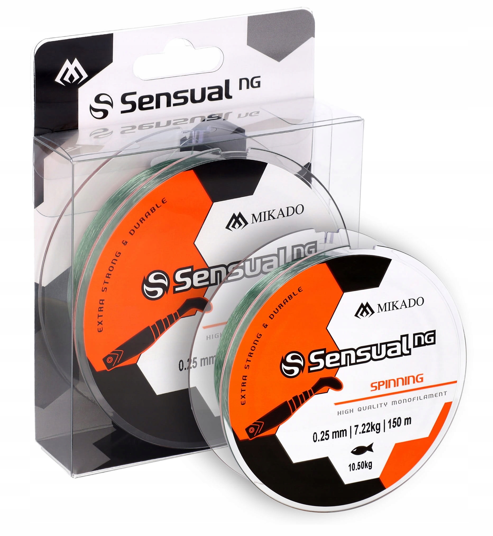 

Mikado Żyłka Sensual Ng Spinning 0,22mm 150m Green