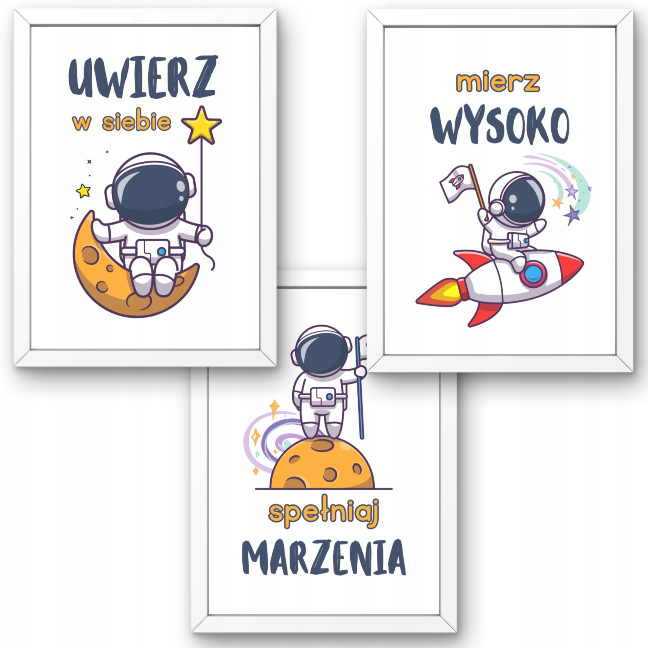 

Obrazki Do Pokoju Dziecięcego Zestaw 3X Plakaty A4