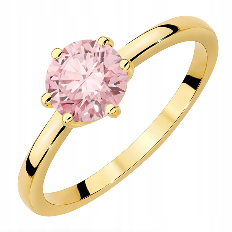 Zlatý Prstýnek pr. 585 14k Laboratorní diamanty 1,00ct