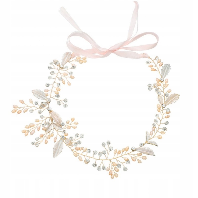 Svatební Páska Do Vlasů Křišťály Diadém Svatební Ozdoba Elegantní Boho