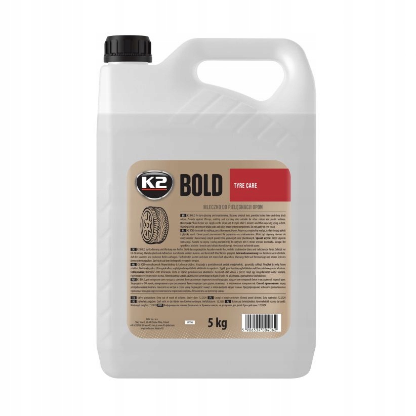 

K2 Bold Płyn Do Nabłyszczania Konserwacji Opon 5L
