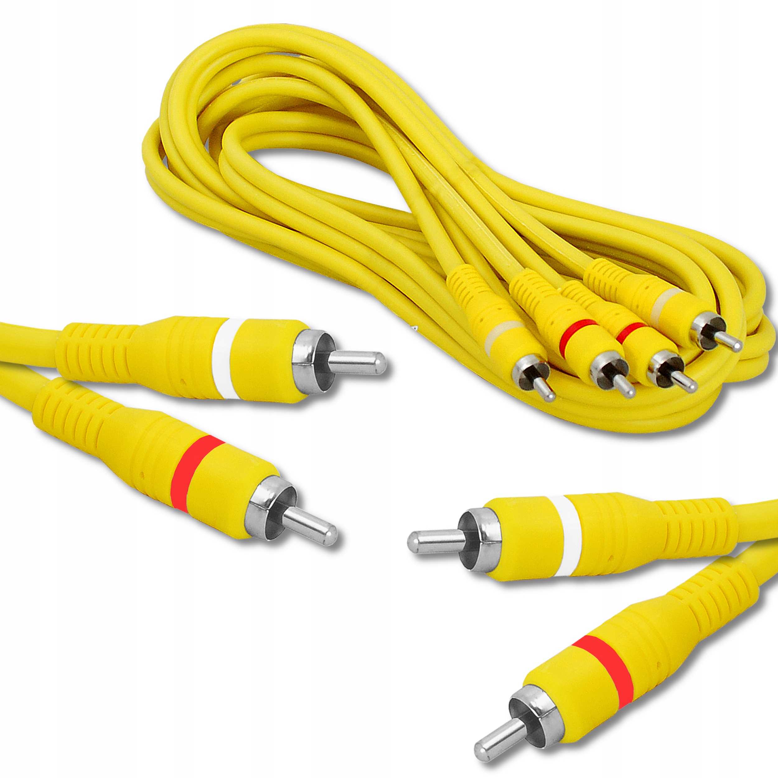 

Kabel 2 Wtyki Rca 2 Wtyki Rca 1.5M Żółty