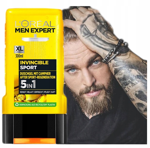

Żel pod prysznic do Ciała Twarzy Włosów Loreal