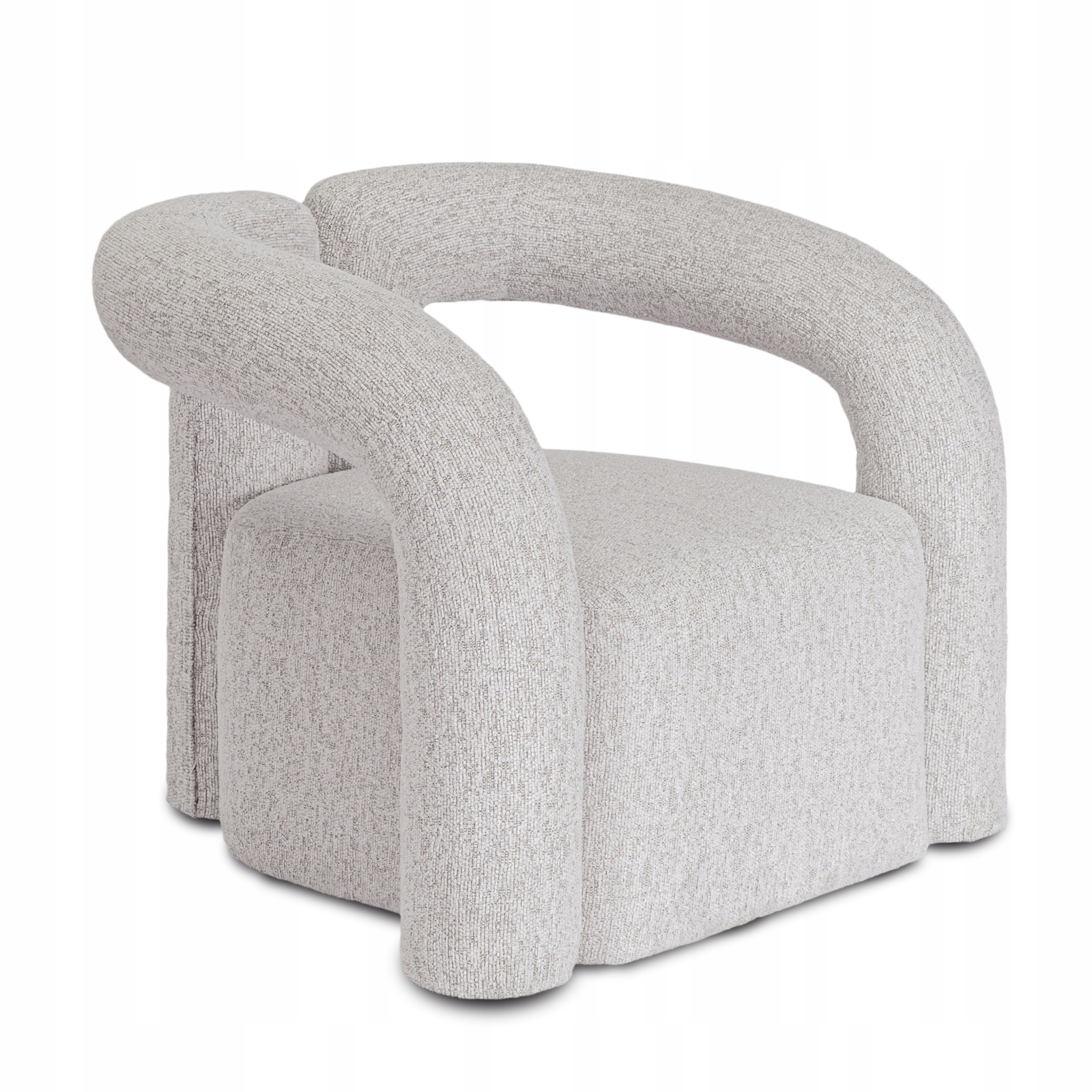 Moderní čalouněné křeslo do obývacího pokoje Ložnice Šedá Brazil