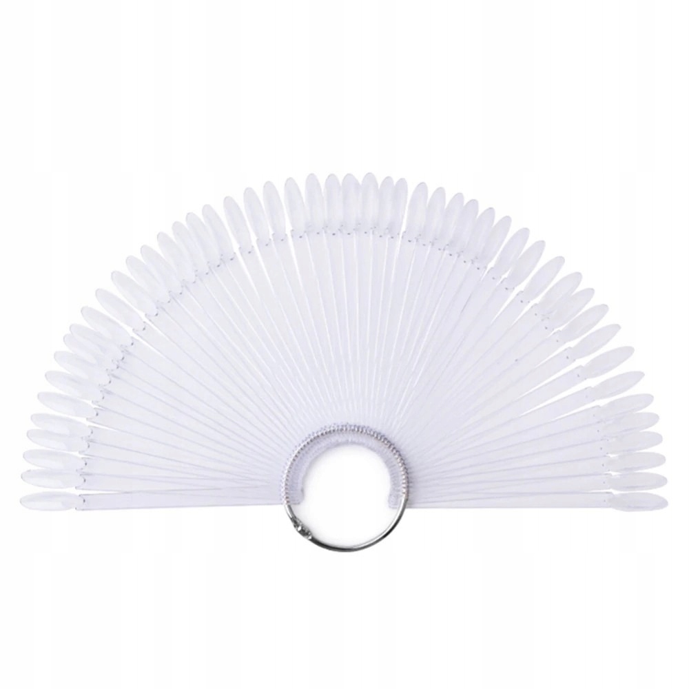 Wzornik Do Paznokci Wachlarz Migdał Na Kółku Transparentny Próbnik Marka Maxim