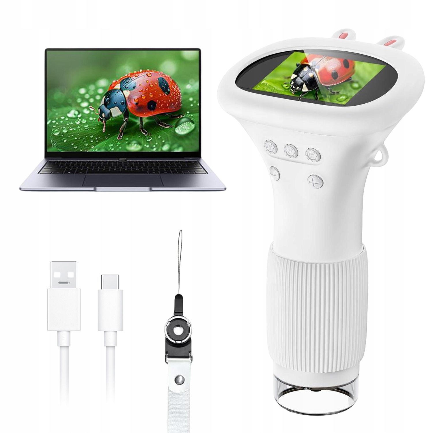 Vzdělávací Vědecký Digitální Mikroskop Pro Děti Dárek Přiblížení