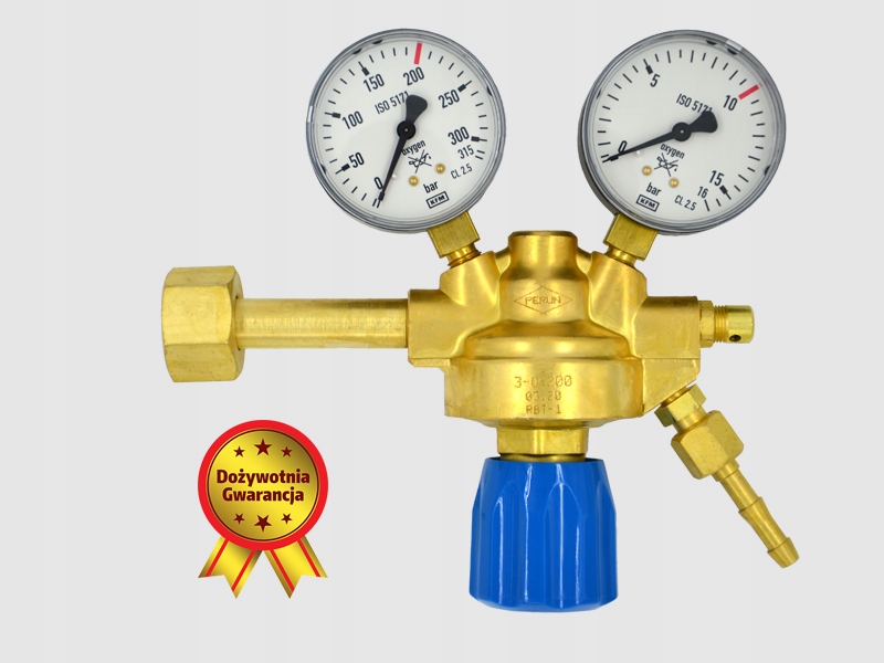 Reduktor Perun Plynný Kyslíkový 10 Bar RBT-1