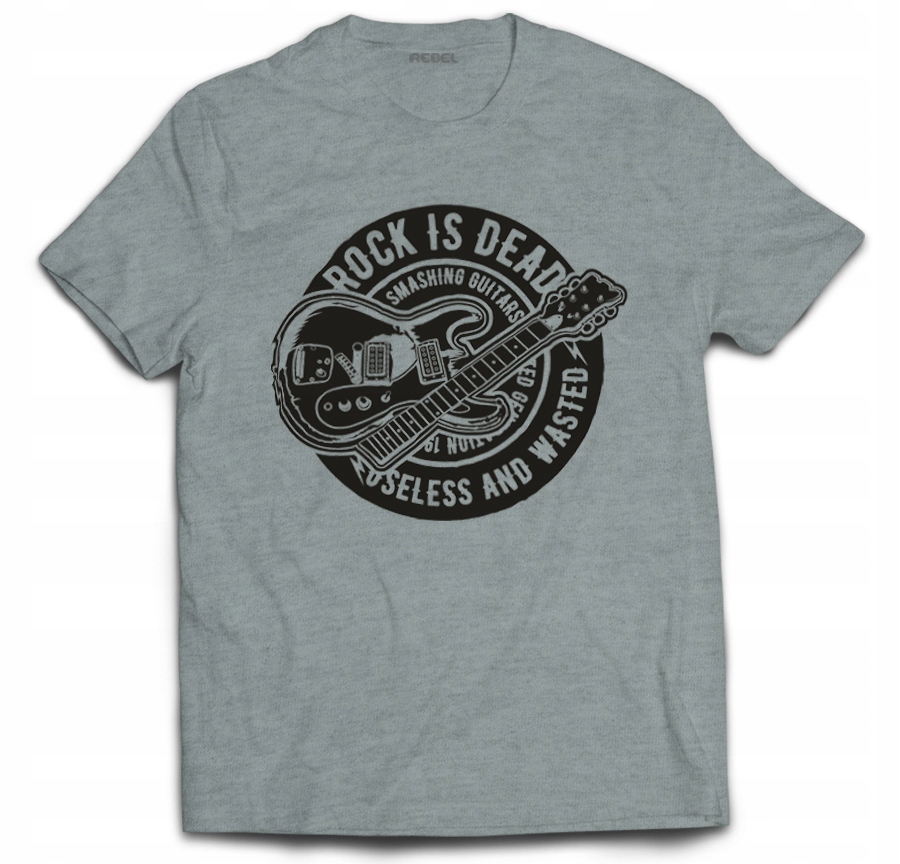 

Tshirt Gitara Koszulka dla muzyka rock is dead 3XL