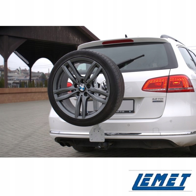 BAGAŻNIK UCHWYT NA KOŁO ZAPASOWE NA HAK HOLOWNICZY UCHYLNY KOŁO 12-19" Producent inny