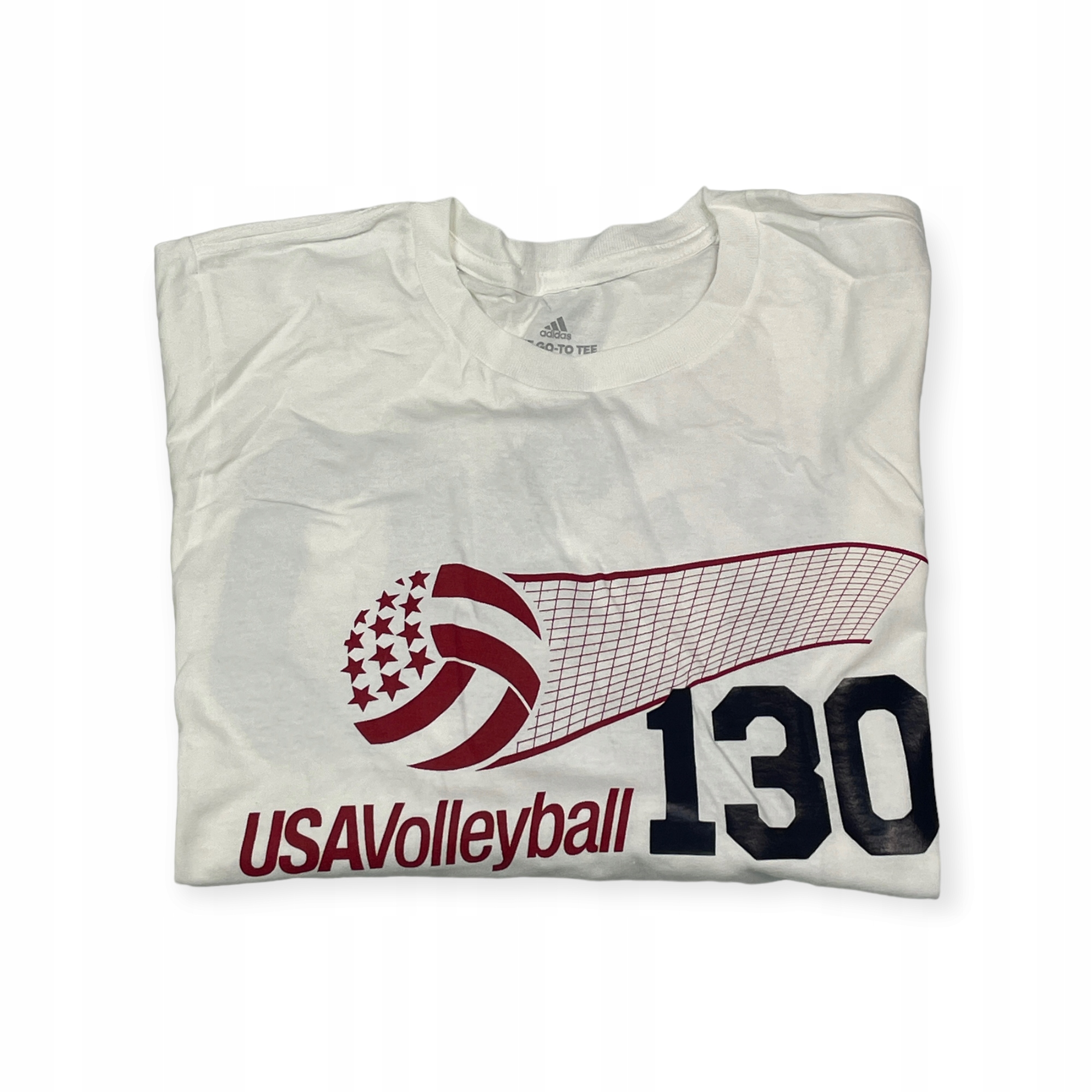 Koszulka męska biała ADIDAS VOLLEYBALL S 130 Rozmiar S