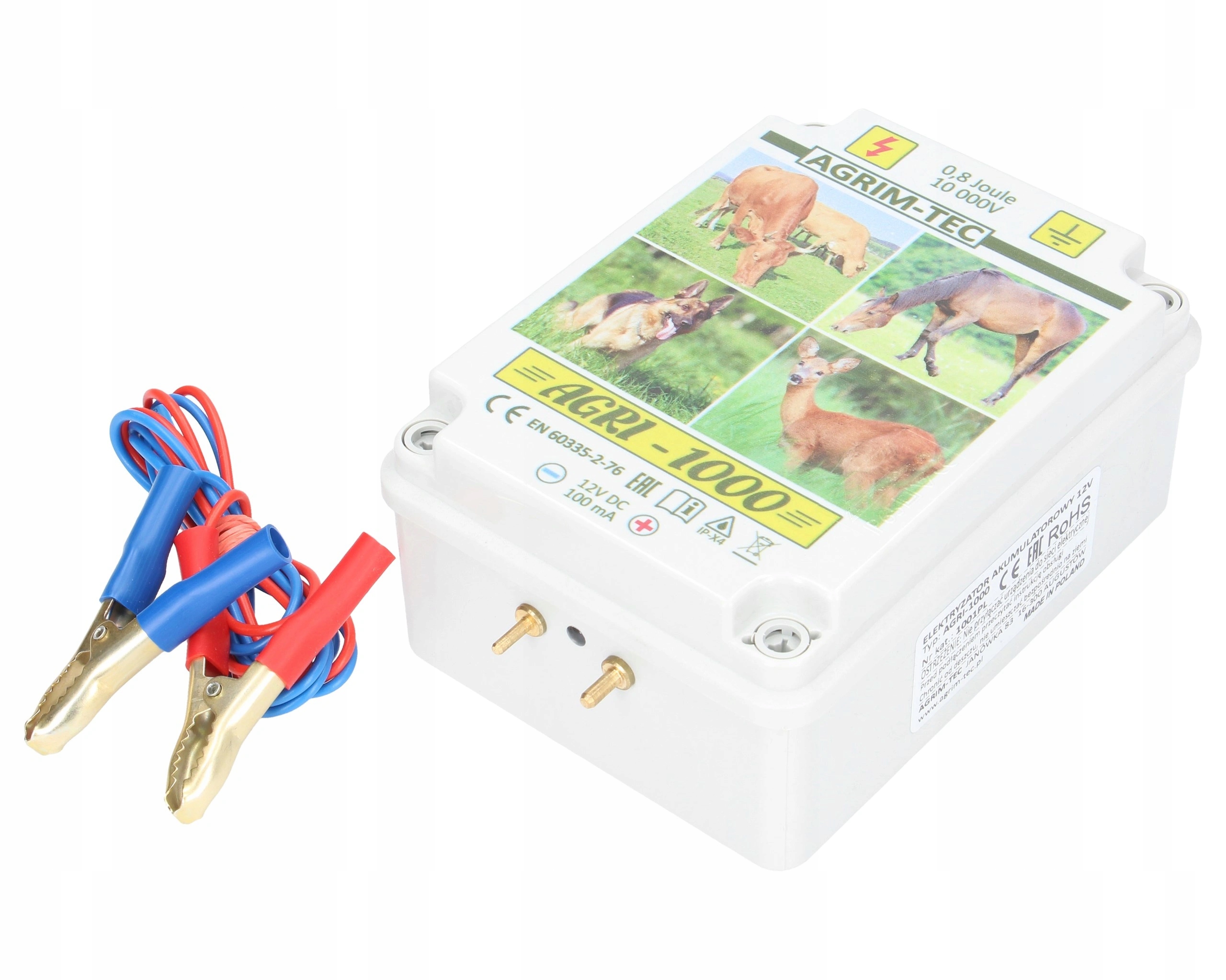 Elektrický akumulátorový pastucha 12 V AGRI1000