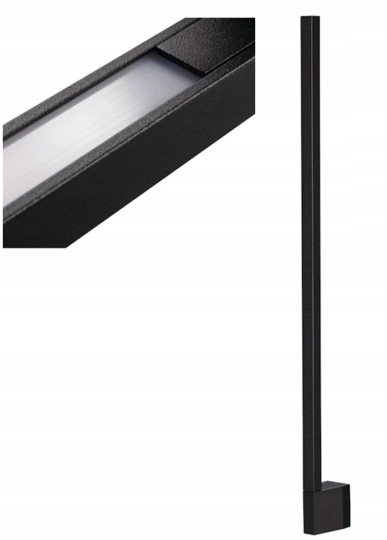 Fasádní Led lampa Venkovní svítidlo Yalte 10W Bílá Teplá 80 cm Černá