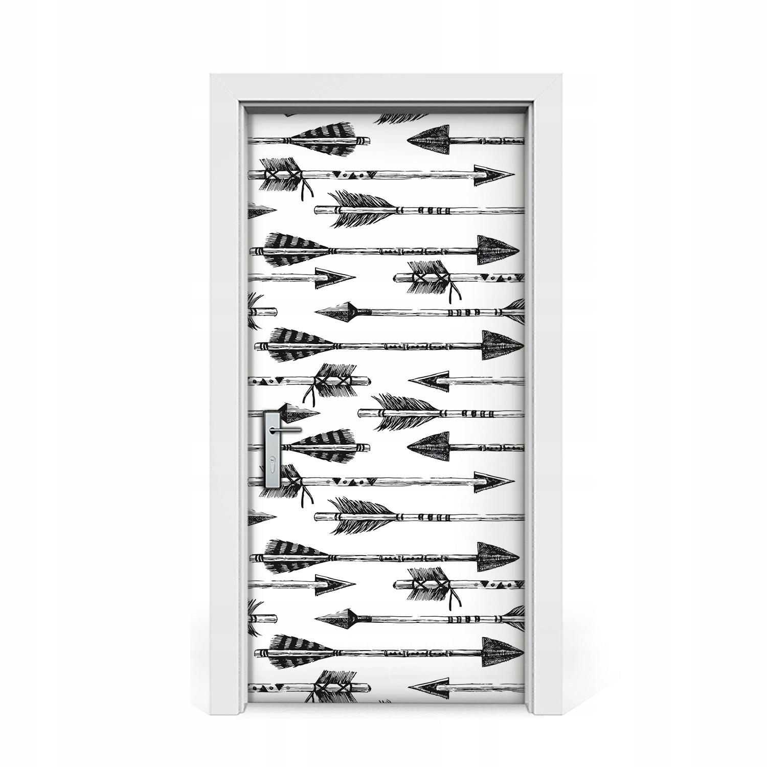 

Naklejka na drzwi okleina Strzały 95x205