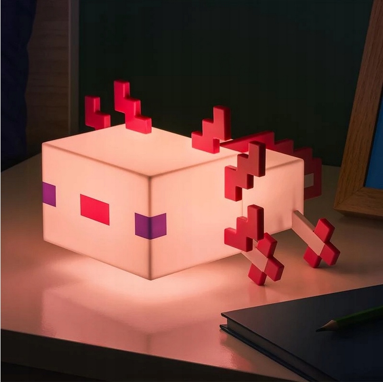 MINECRAFT LAMPKA NOCNA WIELOKOLOROWA AXOLOTL Kod producenta 5056577714920
