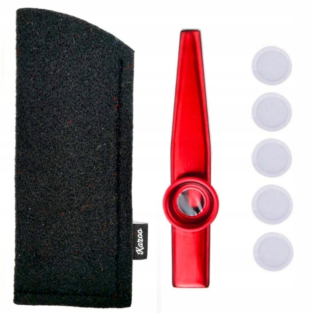 Czerwone Kazoo Czarne Etui Membrany